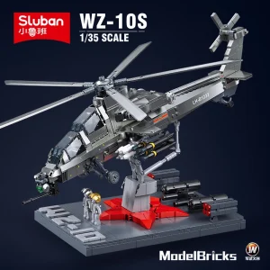 Sluban Building boy Puzzle military gunship toy tank toy gift 1