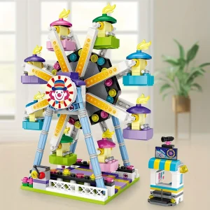LOZ Playground Ferris Wheel Mini Building Blocks For Birthday Gift Indoor Decoration To Exercise Hands-on Ability 1