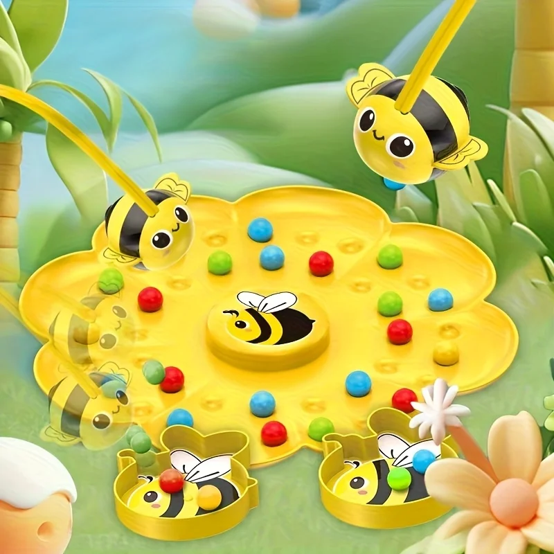 Bee Magnetic Toys for Kids Board Game Puzzle Fishing Toys Interactive Educational Toys For Kids Christmas Gift Family Game 2025 4