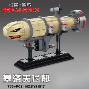 Red Alert  Educational Airship Model Toy Building Blocks Set - Fun and Intellectual Challenges for Children gift 1