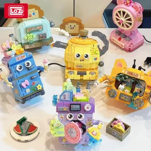 LOZ DIY Mini Refrigerator Fan Model Building Block Set Creative Television Decoration Bricks City Toys for Adult Children Gift 1