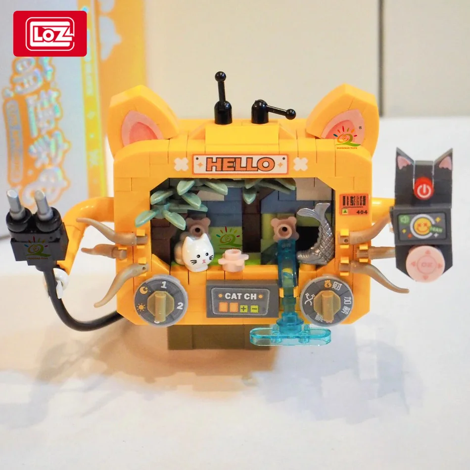 LOZ DIY Mini Refrigerator Fan Model Building Block Set Creative Television Decoration Bricks City Toys for Adult Children Gift 4
