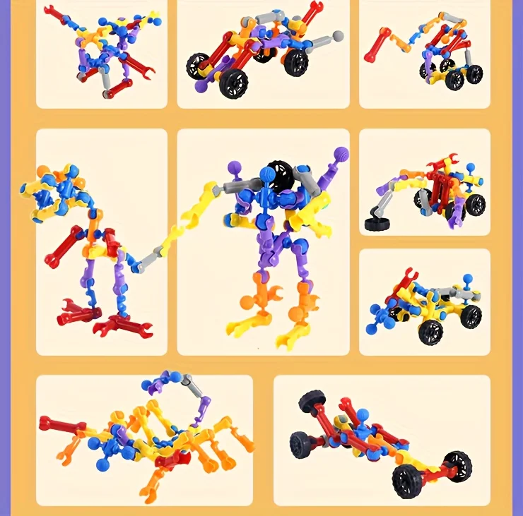 Creative Building Toys for Kids Toy Building Blocks STEM Toys for 3 4 5 6 7 8 9 Year Old Kids Birthday Gifts for Boys Girls 2026 4