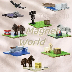 Building Blocks Zoo Magnetic World Series Educational Puzzle Toys for Boys & Girls Children's Playset gift 1