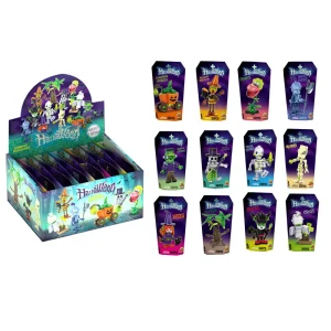 New Halloween Mystery Blind Bag Magnetic Luminous Bricks Building Set Pumpkin Ghost Figure STEM Educational Toys for Children 1