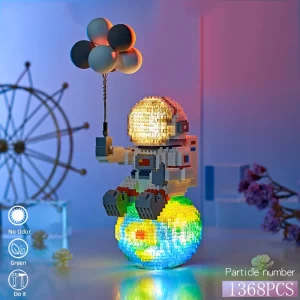 200-2880pcs Mini Micro Rocket Building Blocks Space Moon Satellite Astronaut Diamond Bricks Constructor Toys for Children Gifts 1