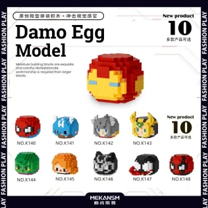 Building block superhero hand model cartoon microparticle building block toy display gift 1