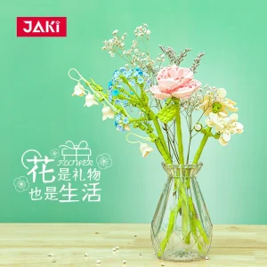 Building blocks simulation immortal building blocks flower creative home decoration girl flower bouquet Valentine's Day gift 1